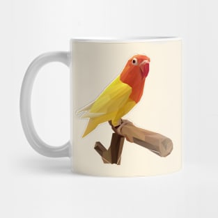 Lovebird Lowpoly Art Mug